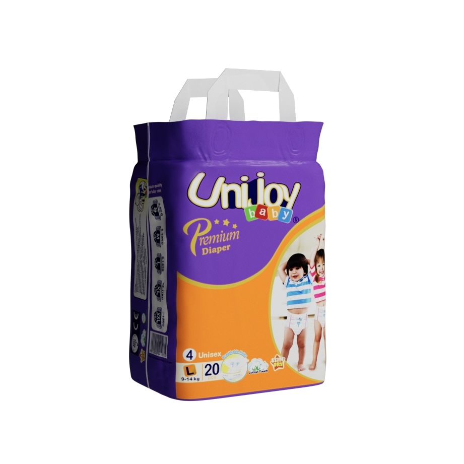 Ультратонкі підгузки Unijoy Premium L (9 - 14 кг), 20шт. Бренд – Unijoy. Постачальник – ТОВ "Гігієніка".